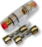 🔒 enhanced audio inline fuse holder gauge for reliable protection logo