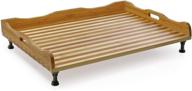 🎍 bamboo stovetop cover and noodle cutting board with handles and feet by prosumer's choice logo