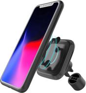 📱 gblesin wireless car charger: 15w qi fast charging magnetic mount for iphone & samsung logo