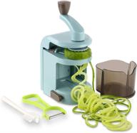 🍝 ourokhome vegetable spiralizer zucchini noodles maker: create veggie spaghetti paste with 4 built-in spiral slicer blades logo