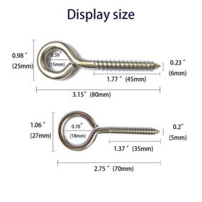 img 3 attached to 🔩 Reliable Stainless Eyebolts Thread Terminal Tapping: Enhanced Durability for Your Projects