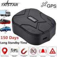 📍 tkstar gps tracker tk905b - real time vehicle tracking device with 150 days long standby, waterproof & strong magnet - perfect for suvs, cars, buses, trucks - ideal for fleet management logo