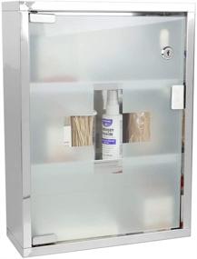 img 4 attached to 🔍 Silver Home Basics MC35180 Medicine Cabinet, 12x16x4.75 inches (35x40.6x12 cm)