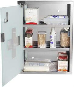 img 3 attached to 🔍 Silver Home Basics MC35180 Medicine Cabinet, 12x16x4.75 inches (35x40.6x12 cm)