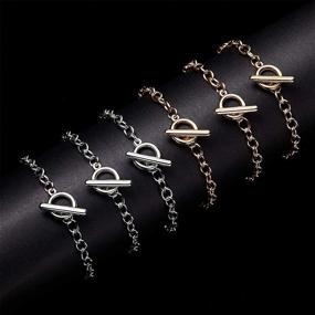 img 2 attached to Bracelet Bracelets Alphabet Pendants Jewelry