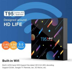 img 1 attached to 📺 Xgody T95 4GB RAM 128GB ROM Android 10.0 4K TV Box - Allwinner H616 Quad-core 64bit, Dual WiFi 2.4GHz/5GHz, 6K UHD/ 3D/ H.265 Streaming Media Players Decode 6K