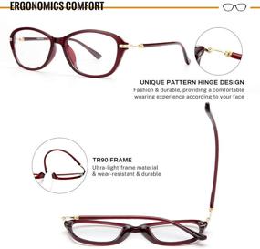 img 2 attached to 👓 Очки Gaoye Blue Light Blocking для женщин и мужчин - модные игровые компьютерные очки с защитой от бликов и УФ-лучей