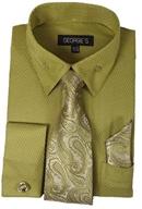 👔 stylish georges hankie cufflink ah619 bgd 16 16 2 34 35 for men's shirt – must-have clothing accessory логотип