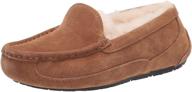 ugg ascot slipper chestnut unisex logo