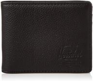 👛 herschel supply co leather men's wallets, card cases & money organizers: unisex adults accessories logo