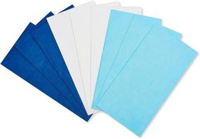 img 4 attached to 📦 125-Sheet Bulk Tissue Paper in Blues and White by American Greetings