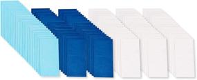 img 2 attached to 📦 125-Sheet Bulk Tissue Paper in Blues and White by American Greetings