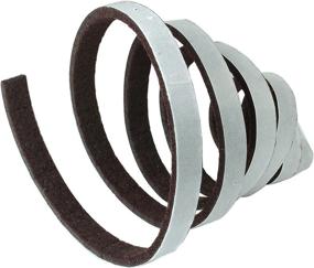 img 3 attached to Premium Self-Adhesive Furniture Felt Strips Rolls - Brown, Heavy Duty, 1/2-Inch by 60-Inch, 2-Piece Value Pack