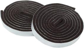 img 4 attached to Premium Self-Adhesive Furniture Felt Strips Rolls - Brown, Heavy Duty, 1/2-Inch by 60-Inch, 2-Piece Value Pack