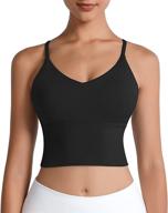 🏋️ lushforest sports bras women yoga bra: longline removable tank top for workout fitness, gym, yoga, and running logo