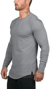 img 3 attached to Longline Bodybuilding Reflective Crewneck Turquoise