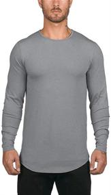 img 4 attached to Longline Bodybuilding Reflective Crewneck Turquoise