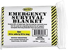 img 1 attached to 🔥 Mayday Industries Emergency Survival Blanket: Unrivaled Safety and Protection for Outdoor Adventures