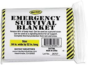 img 2 attached to 🔥 Mayday Industries Emergency Survival Blanket: Unrivaled Safety and Protection for Outdoor Adventures