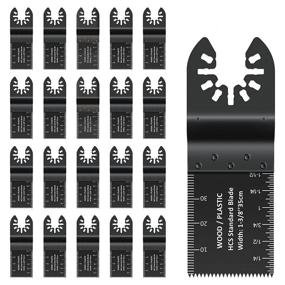 img 4 attached to 20pcs Oscillating Saw Blades for Wood and Metal - Universal Multitool Kit Compatible with Top Brands: Milwaukee, Rockwell, Makita, Dewalt, Ryobi, Craftsman!