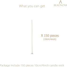 img 2 attached to BEADNOVA Candle Cotton 150Pcs Making Crafting