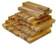 🖊️ holy land market set of 10 olive wood bethlehem pen blanks - 1 piece, size: 3/4" x 5-5.5" - includes certificate logo