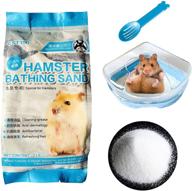 🐹 kathson hamster bathroom dust bath sand with scoop - tiny friends farm chinchilla sand for guinea pigs, rats, mice and more logo