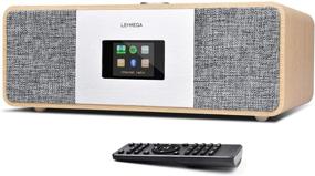 img 4 attached to 🎶 Lemega MSY3 Music System with WiFi Internet Radio, FM Digital Radio, Spotify Connect, Bluetooth Speaker, Stereo Sound, Wooden Box, Headphone-Out, Alarms Clock, 40 Pre-Sets, Full Remote and App Control - White Oak