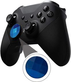 img 3 attached to 💙 Metal D-Pads, Paddles Hair Trigger Buttons Replacement for Elite Series 2 Controller & Xbox One Elite Controller - Chrome Blue: Enhanced Gaming Precision and Style Upgrade