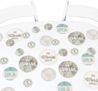 🌍 world awaits - travel themed party giant circle confetti - party decorations - large confetti pack of 27 logo