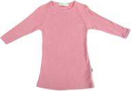 🧥 organic long sleeve cozy kids play dress by simply merino pure wool - natural & casual fashion for girls logo