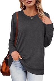 img 3 attached to 👚 Sousuoty Women's Casual Sweaters – Long Sleeve Pullover Tops for a Cozy Look