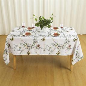img 2 attached to Waterproof Tablecloth Polyester Rectangle Kitchen