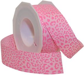 img 1 attached to Morex Ribbon Leopard Grosgrain 20 Yard Crafting
