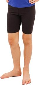 img 2 attached to 👧 Vivians Fashions Legging Shorts Length Girls' Clothing for Trendy Leggings