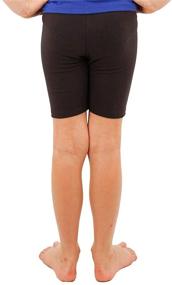 img 1 attached to 👧 Vivians Fashions Legging Shorts Length Girls' Clothing for Trendy Leggings