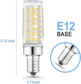 img 2 attached to 💡 Enhanced Ambience: Dimmable Candelabra Equivalent Chandelier Decorative Solution