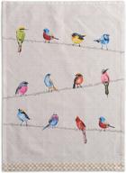 maison d'hermine birdies on wire 100% хлопок набор из 2-х многофункциональных кухонных полотенец, мягкие впитывающие посуду полотенца, полотенца для чая, полотенца для бара (20x27.50 дюймов) логотип