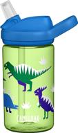 👶 bpa-free kids water bottle with straw - camelbak eddy+, 14oz логотип