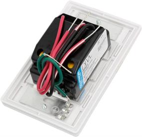 img 1 attached to Lutron DVWFSQ-FH-WH 1.5 Amp Diva White Fan Control - Single-Pole or 3-Way