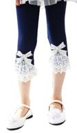 girls summer basic leggings flower girls' clothing logo