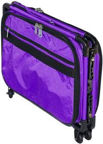 img 1 attached to 🧳 Tutto Machine On Wheels Case - Large Purple 21 Inch L x 14 Inch H x 12 Inch D