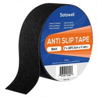 🚧 satawell anti slip tape: 2 inch x 30 feet non slip safety grip tape - heavy duty, waterproof, and outdoor resistant logo