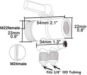 img 1 attached to 🚰 ROLYA Countertop Diverter Aerator Adapter