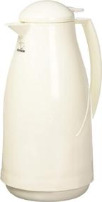 img 2 attached to 🍶 Zojirushi Euro Carafe: Эстетический 1 литр Белая Кувшинка, Сделана в Японии