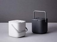🗑️ litem food waste basket bin with handle 2.6l (ivory) - efficient and stylish solution for managing food waste logo