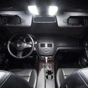 img 2 attached to Enhance Your E46 Sedan Wagon Coupe: Partsam Interior LED Lights Kit - White 16 Pieces (1999-2005)