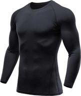 👕 athlio men's thermal compression shirts 1 or 3 pack - winter gear sports base layer top, athletic running t-shirt logo