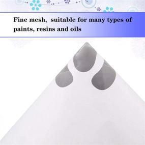 img 1 attached to 🎨 JANYUN 75 Pcs Paint Filter, Resin Filter Disposable Paint Strainers for Automotive Spray Paint, Art Painting, and Cooking Oil Filter with Cone Silicone Funnel Filter for Efficient Filtration