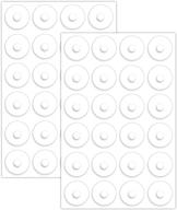 🛏️ quilt template grips - silicone anti-slip pads, semi-transparent (2 sizes, pack of 96) logo